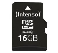 Tarjeta MicroSD Intenso 3403470 16 GB Clase 4 con adaptador SD