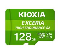 Tarjeta MicroSD Kioxia Exceria High Endurance G2 128 GB UHS-I U3 V30 A1 Verde + Adaptador SD