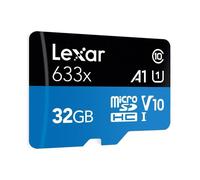 Tarjeta microSD Lexar 633x 32GB UHS-I V10 velocidad alta smartphones