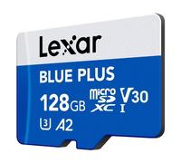 Tarjeta MicroSD Lexar BLUE PLUS 128 GB UHS-I 170 MB/s Class 3 U3 V30 Blue