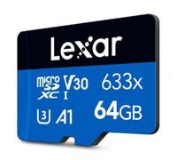 Tarjeta MicroSD Lexar LMS0633064G-BNNNG 64GB Azul Alta Velocidad