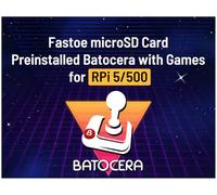 Tarjeta microSD para juegos de 128 GB Batocera preinstalada con juegos para Raspberry Pi 5/500