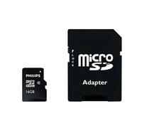 Tarjeta microSD Philips FM16MP45B/10 16 GB Clase 10 con adaptador