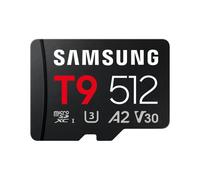 SAMSUNG T9 microSD Speicherkarte 512GB bis zu 200 MB/s Lesen und 130 MB/s Schreiben (MB-MH512T/WW)