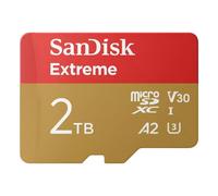 Tarjeta microSD SanDisk Extreme 2 TB UHS-I 240 MB/s Oro Rojo