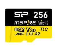 Tarjeta MicroSD Silicon Power Inspire 256GB UHS-I U3 V30 170MB/s 150MB/s Negra Amarilla