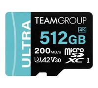 Tarjeta microSD Team TULMSDX512GIA2V3022503 512GB Ultra rápida 200MB/s