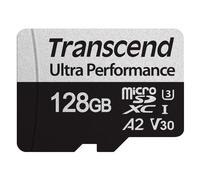 Tarjeta microSD - Transcend - 128 Go - UHS-I - MicroSDXC - Negro