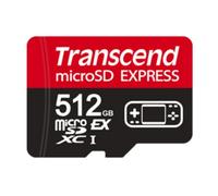 Tarjeta microSD Transcend USD710S 512 GB 900 MB/s Rojo Negro