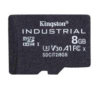 Kingston Industrial microSD - 8GB microSDHC Industrial C10 A1 pSLC Tarjeta en un único paquete sin adaptador - SDCIT2/8GBSP