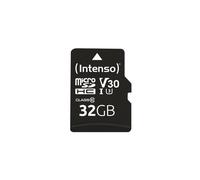 Tarjeta microSDHC Intenso Professional 32 GB Clase 10, UHS-I con adaptador SD
