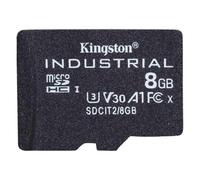 Tarjeta microSDHC Kingston Industrial 8GB UHS-I U3 V30 A1 Negro - Resistencia extrema y alto rendimiento
