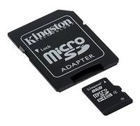 Tarjeta microSDHC profesional Kingston de 4 GB para smartphone Sony C1505 con formato personalizado y capter SD estándar (clase 4)