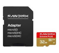 Tarjeta microSDHC SanDisk Extreme Plus 32GB UHS-I U3 V30 A2 resistente