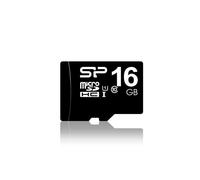 Tarjeta MicroSDHC Silicon Power SP016GBSTH010V10SP 16GB Clase 10 UHS-I 40MB/s Negra