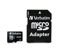VERBATIM 44082 - Tarjeta de memoria microSDHC de 16 GB, VERBATIM, clase 10