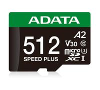 Tarjeta microSDXC ADATA Speed Plus 512 GB UHS-I U3 A2 V30 Clase 10