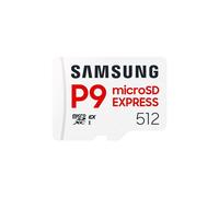Tarjeta microSDXC Express - Samsung - 512 Go - P9 Express - 800 Mo/s - Clase 10 - Antimagnético - Impermeable