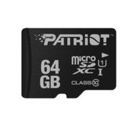 Tarjeta MicroSDXC Patriot PSF64GMDC10 64GB Clase 10 UHS-I 80MB/s Negra
