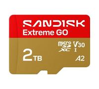 Tarjeta microSDXC Sandisk Extreme GO 2 TB UHS-I 240 MB/s Clase 10 U3 V30 A2