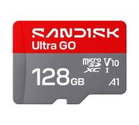 Tarjeta microSDXC Sandisk Ultra GO 128 GB UHS-I 190 MB/s V10 Gris Rojo