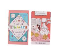 Tarjeta mística del tarot, cartas creativas, paquete ligero con estilo portátil, juego familiar con de entretenimiento, accesorios ocultos, tabla de adivinación 4.06 x 2.36 pulgadas para uso