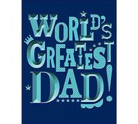 Tarjeta moderna para el día del padre - 8 x 6 pulgadas - Piccadilly Greetings