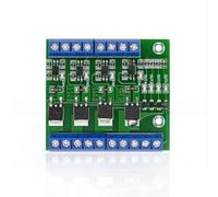 Tarjeta MOSFET de 4 canales, módulo amplificador PWM con fotoacoplador PC817, entrada 3-20 V, salida 3,7-27 V CC 10 A, convertidor de nivel para PLC y microcontroladores