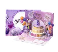 Tarjeta musical para cumpleaños Decoración Divertida y Novedosa para Fiesta | Tarjetas que cantan Cumpleaños para mujeres mamá hermana novia hija familia compañeros amigos adolescent