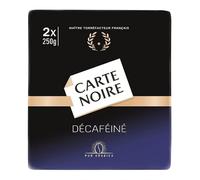 Tarjeta negra descafeinada, 500 g, paquete de 3