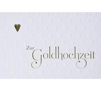 Tarjeta para bodas de oro, estilo de vida, tarjeta de texto, 11,6 x 16,6 cm