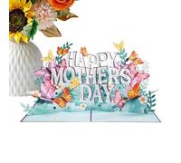 Tarjeta para el día de la madre, divertida postal de , nota de felicitación 3D para evento de celebración, invitación de con diseño creativo, papelería especial, mensaje festivo para