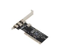 Tarjeta PCI 1394 Firewire de 4 Puertos Adaptador para Cámara Digital Captura HD DV Controlador VIA Sin Necesidad PC Escritorio