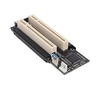 Tarjeta PCI E a Tarjeta PCI Dual, Tarjeta PCI Express LED Azul Plug and Play para Empresas