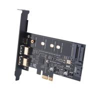 Tarjeta PCI-E a USB 3.0 PCI Express, incluye 1 puerto C y 2 puertos A, M.2 NVME PCI
