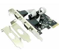TARJETA PCI EXPRESS 2 PUERTOS SERIE APPROX APPPCIE2S LP