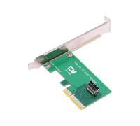 Tarjeta PCI-Express 5.0 4.0 4X A MCIO Mini Cool Edge IO Adaptador de Host Hembra para Adaptadora PCIe Nvme U.2 SSD