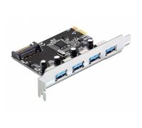 Tarjeta PCI Express DeLock 89297 4 Puertos USB 3.0 Externos y Alimentación SATA