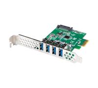 Tarjeta PCI Express LANBERG X1 A 4X USB-A 3,1 GEN1 Low Profile