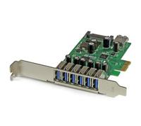 StarTech.com Adaptador tarjeta PCI Express de 7 puertos USB 3.0 con perfil bajo o completo