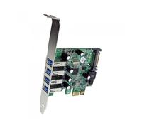 Tarjeta USB - StarTech.com PEXUSB3S4V Tarjeta Adaptador PCI-E Express USB 3.0 4 Puertos UASP