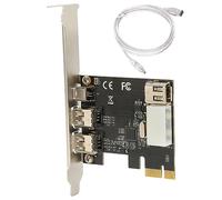 Tarjeta PCIE 1X a 1394A, 4 Puertos PCIE Firewire 1394A, Alta Velocidad, 2,5 Gbps, Ancho de Banda, Tarjeta PCIe Firewire para Servidor de PC
