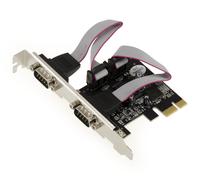 Tarjeta Pcie 2 Puertos Com Serie RS232 Con Clavijas DB9 Chipset Oxford OXPCIe952