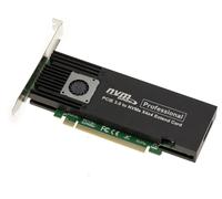 Tarjeta PCIe 3.0 16x Para 4 SSD M.2 NVMe M Key (M2 NGFF). CHIPSET ASM2824.