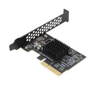 Tarjeta PCIe a USB 3.2 Gen 2, Tarjeta Adaptadora PCIe a USB 3.2 Gen 2 con 20 Gbps, Tarjeta de Expansión PCIe a USB 3.2 de Control Principal Tipo C ASM3242 para Chasis de Escritorio