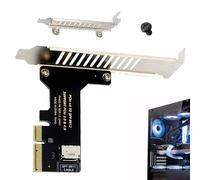 Tarjeta PCIe Externa - Tarjeta de adaptador PCIe, Tarjeta de expansión PCIe, diversidad de alta velocidad Accesorios de ordenador de doble puerto para la placa base de lectura avanzada/escritura de
