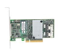 Tarjeta PCIe SATA, 6 Gbit/s 8X Puertos SATA + SAS internos Controlador Raid Tarjeta PCI Express 2.0 con Chip Maestro: para LSISAS2208 Dual Core ROC, PC de 800 MHz