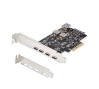 ST PS4C3IA3-USB - PCIe x4 > 5 USB externo 3.1 tipo-C.
