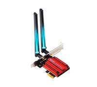 Tarjeta PCIe WiFi 6 AX200 802.11ax PCI-E Adaptador 11ax WiFi Tarjeta para PC Red inalámbrica PCI-e Tarjeta 2x2 2.4GHz 5GHz BT 5.0 2.4 Gbps 11AX OFDMA CNVi WLAN PCIE Tarjeta para computadora (Gig+)