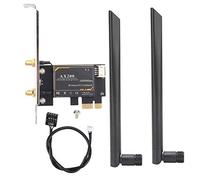 Tarjeta PCIE WiFi para Intel AX200 5G Tarjeta WiFi Dual Band Bluetooth 5.1 Tarjeta Inalámbrica PCIE con Antena para Windows 10 64bit / para Linux PC Desktop
